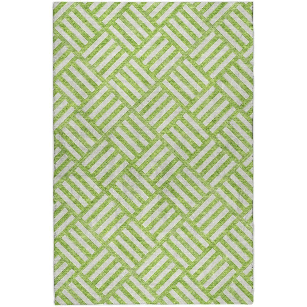 Dream Shag Premium Machine Washable Abstract ADS620 Lime 10 ft. x 14 ft. Area Rug price history on PriceWatchPro