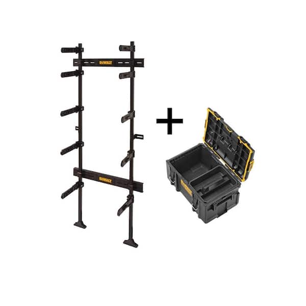 TOUGHSYSTEM 25-1/2 in. Workshop Racking Storage System and TOUGHSYSTEM 2.0 22 in. Medium Tool Box