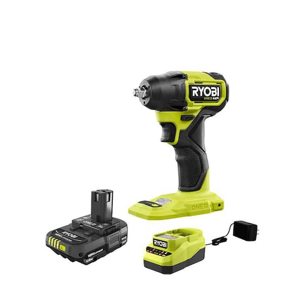ONE+ HP 18V Brushless Cordless Compact 3/8 in. Impact Wrench Kit with 1.5 Ah Battery and 18V Charger