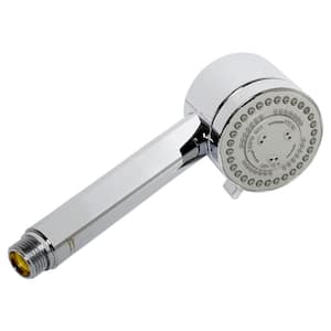 3-Spray 2.5 in. Single Wall Mount Handheld Shower Head in Polished Chrome