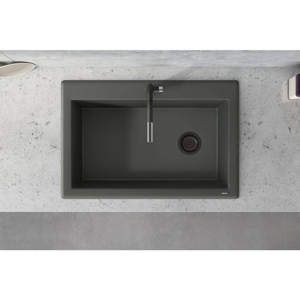Juniper Green Granite Composite Single Bowl Kitchen Sink