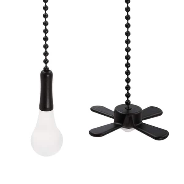 Light Bulb And Fan Pull Chain, Pull String Light Fixture Home Depot