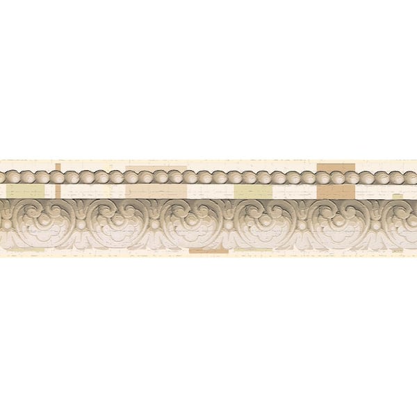 Floral Pattern Molding Peel Stick Wall Border for Home Decor