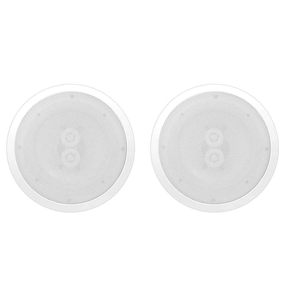 6.5 Inch 300W Home Audio In Ceiling or Outdoor Speaker Waterproof (2 Pack)