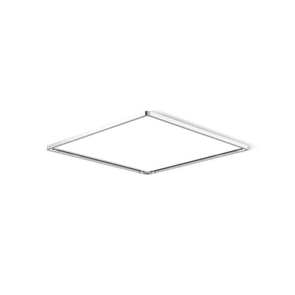 KOHLER Real Rain Overhead Panel Trim in Polished Chrome