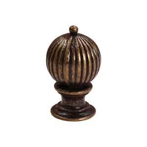 1-3/8 in. Antique Brass Lamp Finial