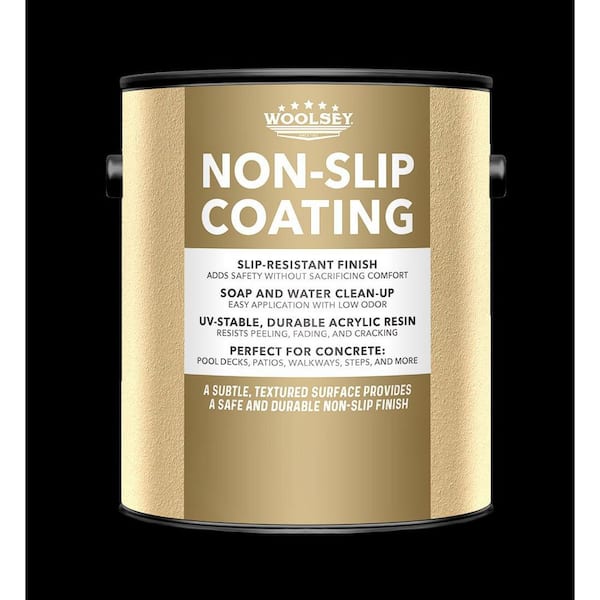 190506 1-Gl Honey Sand Non-Slip Acrylic Textured Concrete Deck/Patio Coating, Self-priming, Fast Dry, Matte finish