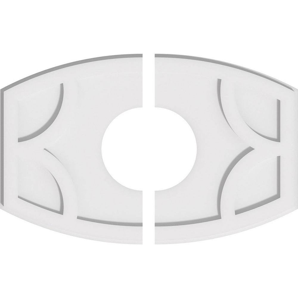 24 in. W x 16 in. H x 7 in. ID x 1 in. P Kailey Architectural Grade PVC Contemporary Ceiling Medallion (2-Piece) price history on PriceWatchPro