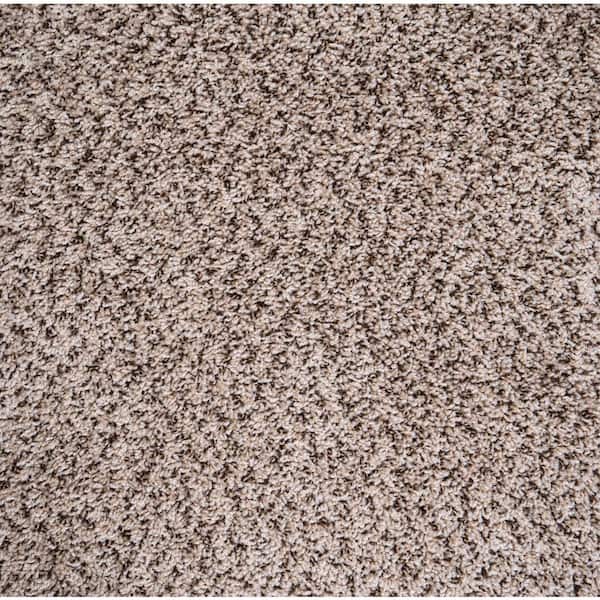 Elk Bay - Lighthouse - Beige Residential 18 x 18 in. Peel and Stick Carpet Tile Square (22.5 sq. ft.)