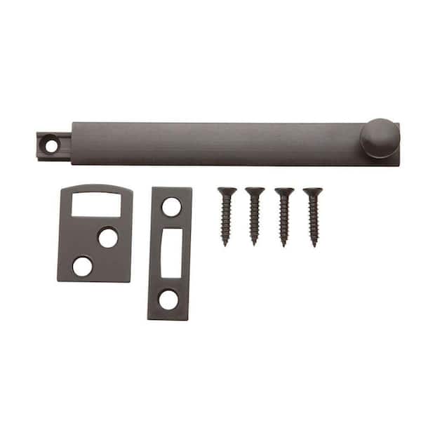 Everbilt 4 in. Oil Rubbed Bronze Surface Bolt
