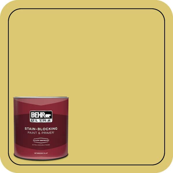 BEHR ULTRA 1 qt. #P330-5 Midori Extra Durable Flat Interior Paint & Primer