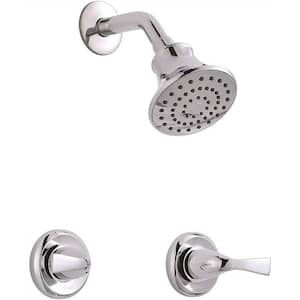 Sanibel 2-Handle 1-Spray Shower Faucet in Chrome
