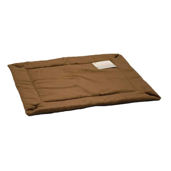 K&H Pet Products 37 in. x 54 in. Large Mocha Self-Warming Crate Pad