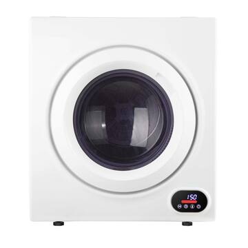 2.6 Cu. Ft. vented Front Load Stackable Electric Compact Dryer in White