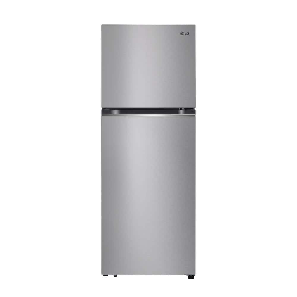 24 in. 11 cu. ft. Top Mount Freezer Refrigerator in Stainless Steel Look
