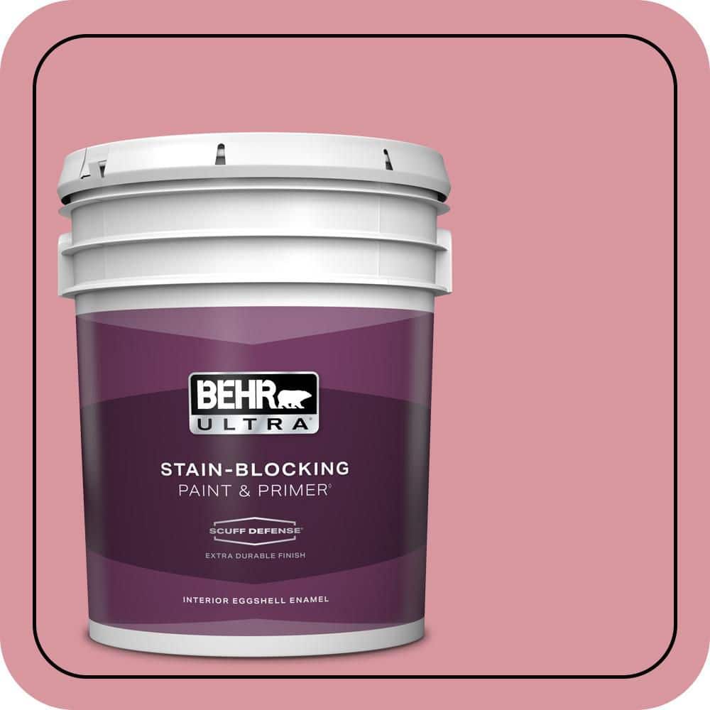 5 gal. #M150-4 Glow Pink Extra Durable Eggshell Enamel Interior Paint & Primer price history on PriceWatchPro