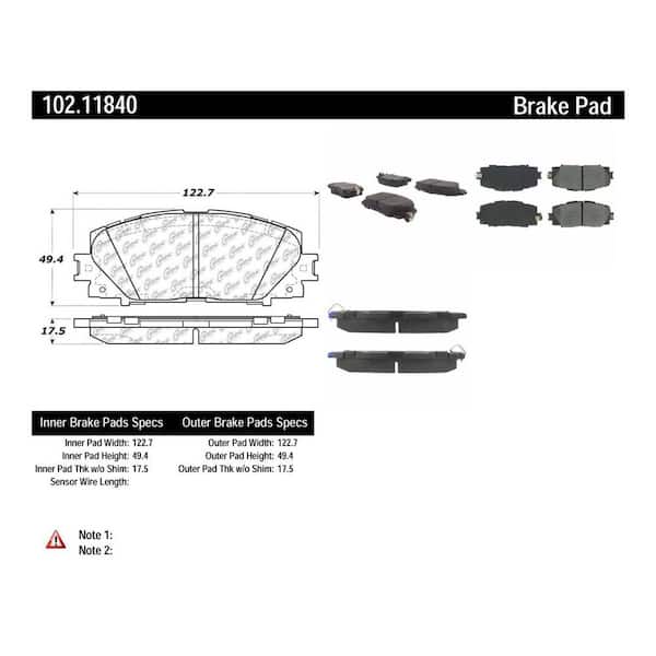 Centric Parts Disc Brake Pad Set