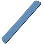 36 in. Looped Blue Microfiber Damp/Dry Mop Pad Refills (3-Pack)