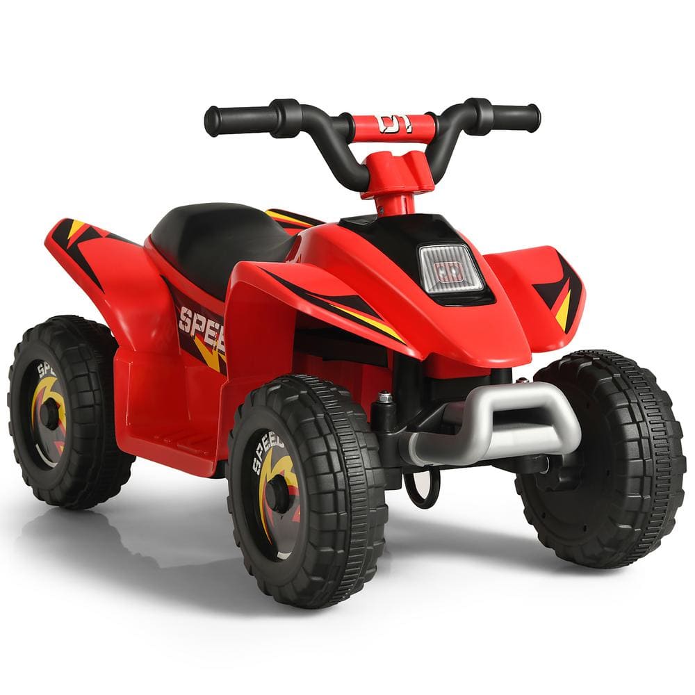 Costway 6-Volt Kids Electric Quad ATV 4 Wheels Ride-On Toy for