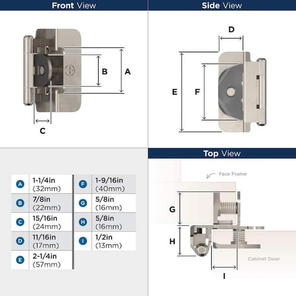 40mm Medicine Cabinet Hinge