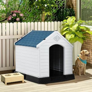 Plastic Waterproof Ventilate Pet Puppy House - Medium