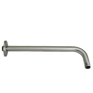 Claremont Rain Drop 12 in. Shower Arm with Flange in Brushed Nickel