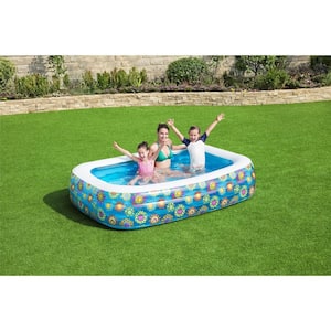 Family 96 in. x 22 in. Rectangular 60 in. Deep Above Ground Inflatable Pool