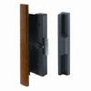 Prime-Line Black Diecast Sliding Door Handle with Wood Handle C 1126