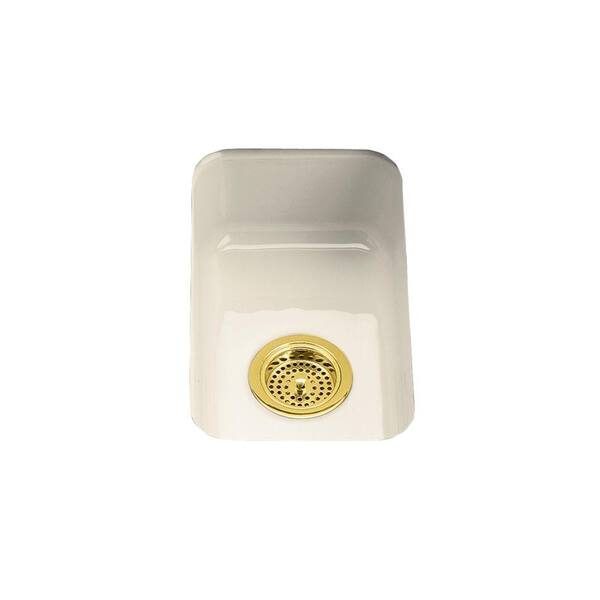 KOHLER Iron/Tones Self-Rimming/Undercounter Cast Iron 12 in. x 18-3/4 in.x 6.25 in.0 Hole Single Bowl Kitchen Sink-DISCONTINUED