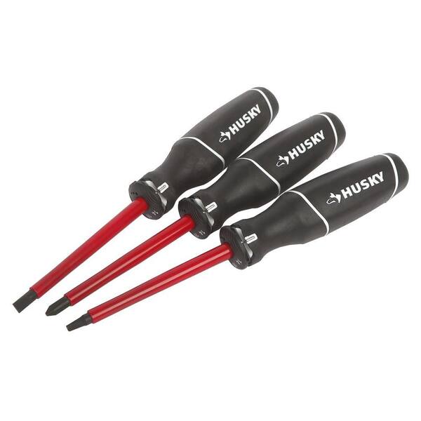 Husky Insulated Screwdriver Set (3-Piece)