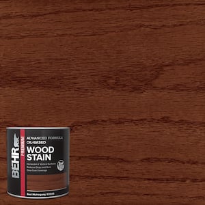 1 qt. #TIS-508 Red Mahogany Transparent Oil-Based Advanced Formula Interior Wood Stain