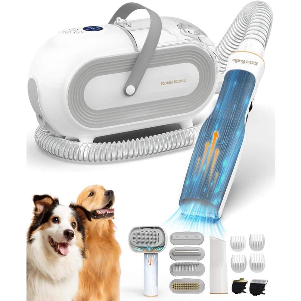 Picture of Clihome Pet Grooming Kit Low Noise Dog Grooming Vacuum Hair Remover ...