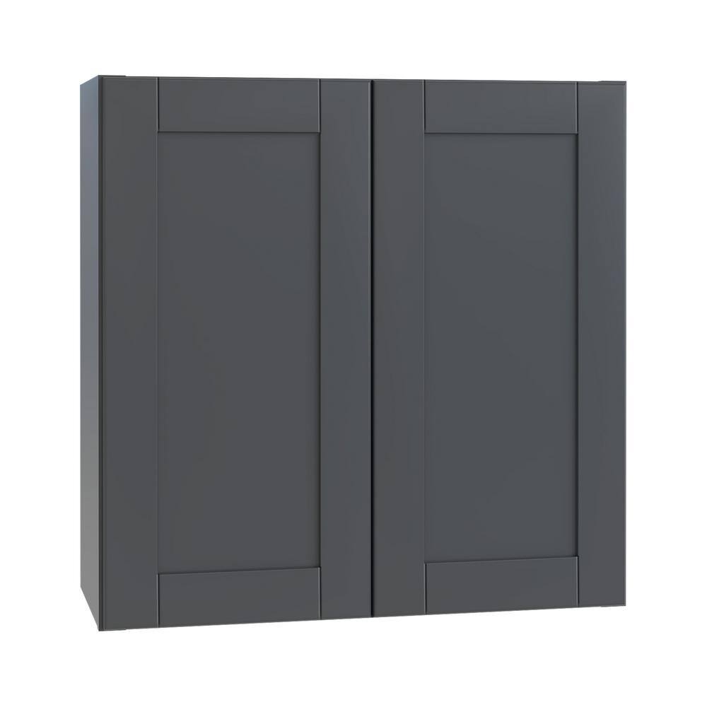 Washington 27 in. W x 12 in. D x 30 in. H Assembled Plywood Wall Kitchen Ca