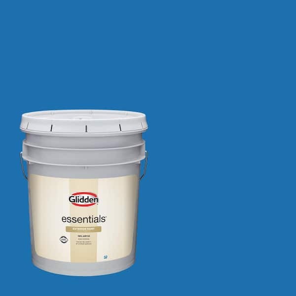 Glidden Essentials 5 gal. PPG1242-6 Planetarium Flat Exterior Paint