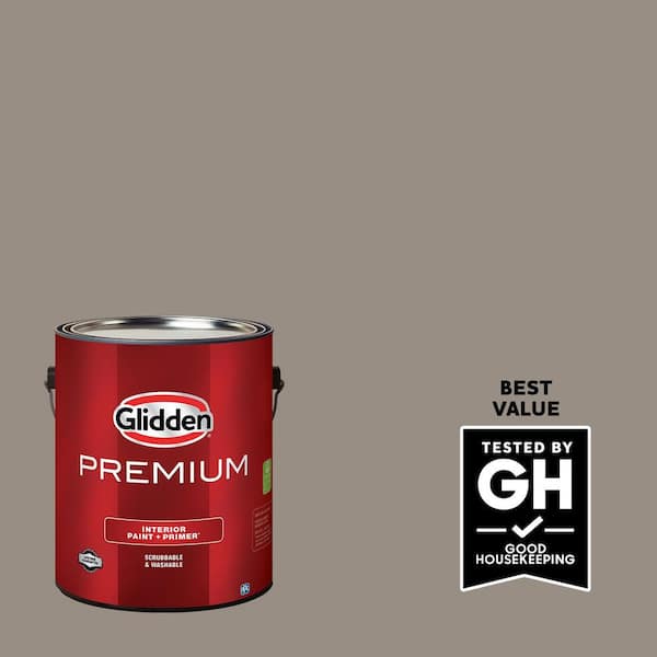 Glidden Premium 1-gal. PPG1022-5 Eiffel Tower Flat Interior Latex Paint