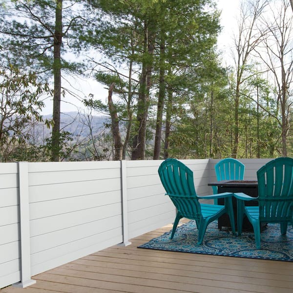 6 in. White Privacy Boards (6-Pack)
