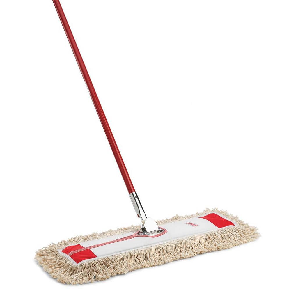 UPC 071736009223 product image for 24 in. Cotton Dust Flat Mop with Steel Handle | upcitemdb.com