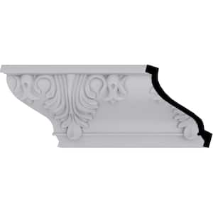 7 in. x 8-3/4 in. x 94-1/2 in. Polyurethane Alexandria Crown Moulding