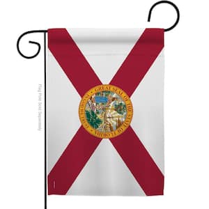 13 in X 18.5 Florida States Garden Flag Double-Sided Regional Decorative Horizontal Flags