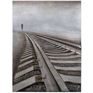 47 in. x 36 in. "Destination Anywhere" Hand Painted Contemporary Artwork