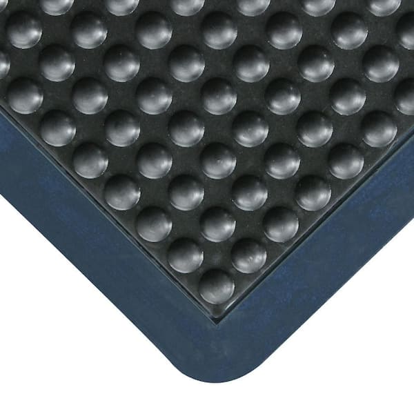 Rubber-Cal Ramp-Cleat Non-Slip Outdoor Rubber Mats - 1/8 in x 3 ft x 4 ft  Floor Mat