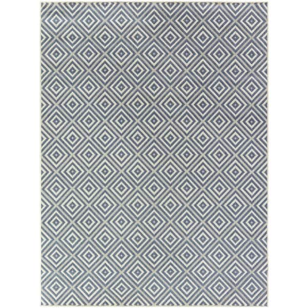 BALTA Amador Blue 8 ft. x 10 ft. Indoor/Outdoor Area Rug