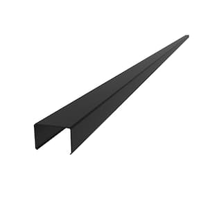 Al13 Home 8 ft. W x 2.6 in. H Aluminum Black Sand Accent Top Rail Stair Kit