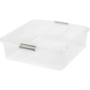 33-Qt. Underbed Buckle Up Storage Box in Clear