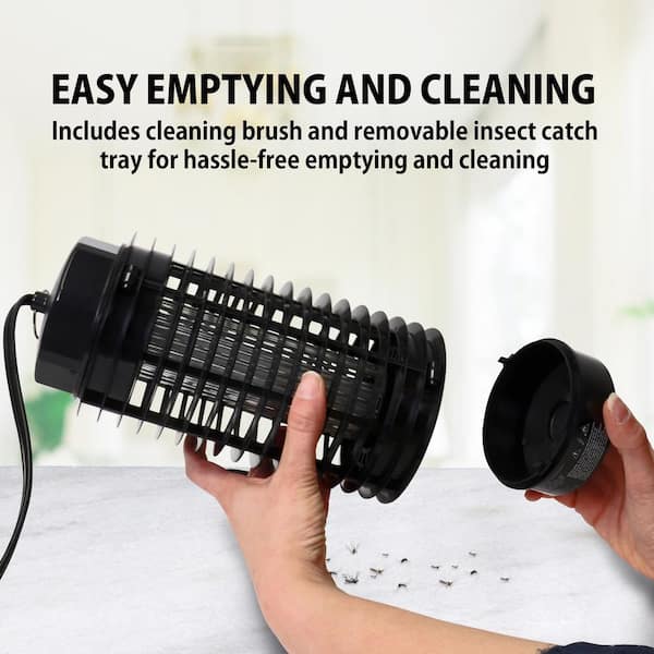 BLACK+DECKER Bug and Fly Zapper, Mosquito Attractant Killer and Fly Trap  Pest Control for All Insects, Including Flies, Gnats Indoor & Outdoor