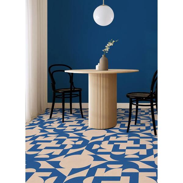 FloorPops Blue 12-in x 12-in Water Resistant Peel and Stick Vinyl Tile Flooring (20-sq ft) FloorPops Blue 12-in x 12-in Water Resistant Peel and Stick Vinyl Tile Flooring (20-sq ft)