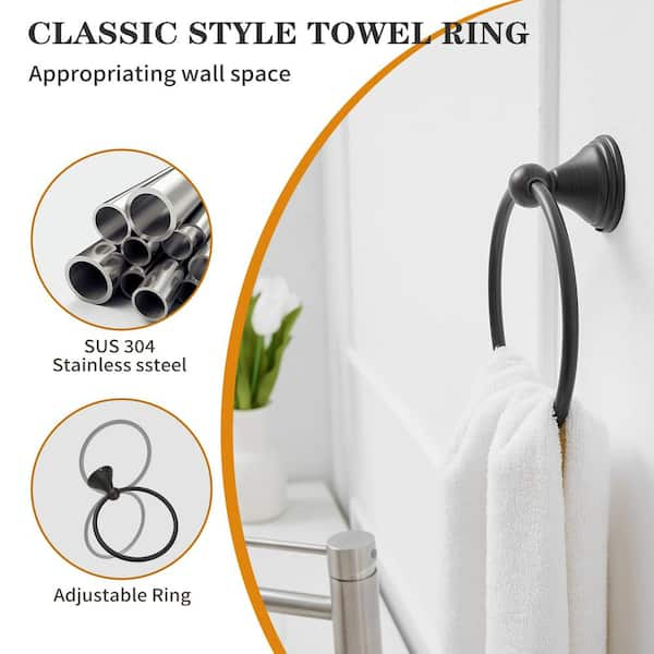 OR Bathroom Hardware Set, Variety Pack, 5 Piece, online Oil Rubbed Bronze