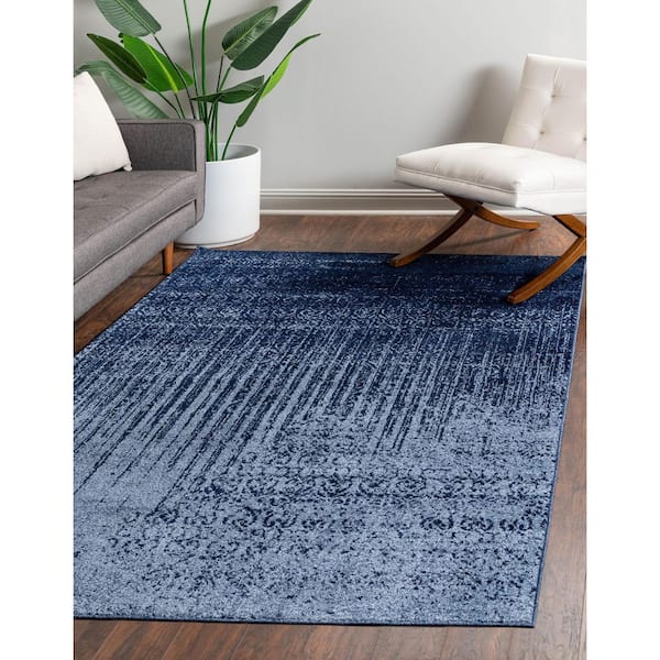 Del Mar Jennifer Blue 8' 0 x 10' 0 Area Rug