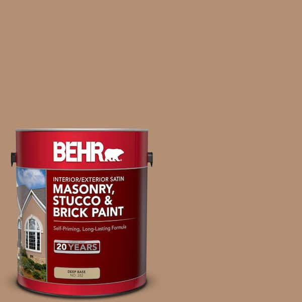 BEHR 1 gal. #S240-5 Poncho Satin Interior/Exterior Masonry, Stucco and Brick Paint