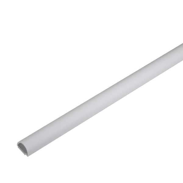 Wiremold CordMate Cord Cover 5 ft. Channel, Cord Hider for Home or Office, Holds 1 Cable, White